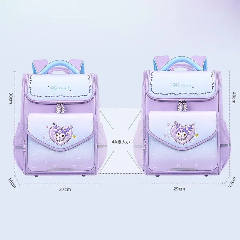 Sanrio Kuromi Melody Cinnamoroll Hello Kitty Children's Backpack