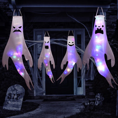 LED Light Hanging Ghost | Spooky Lamp