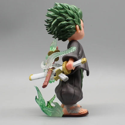 One Piece GK Roronoa Zoro Q Version 14.5cm PVC Action Figure