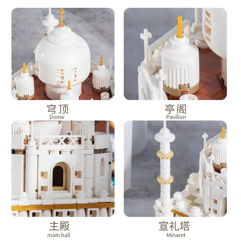 768 pcs Taj Mahal Building Blocks – Architecture Model