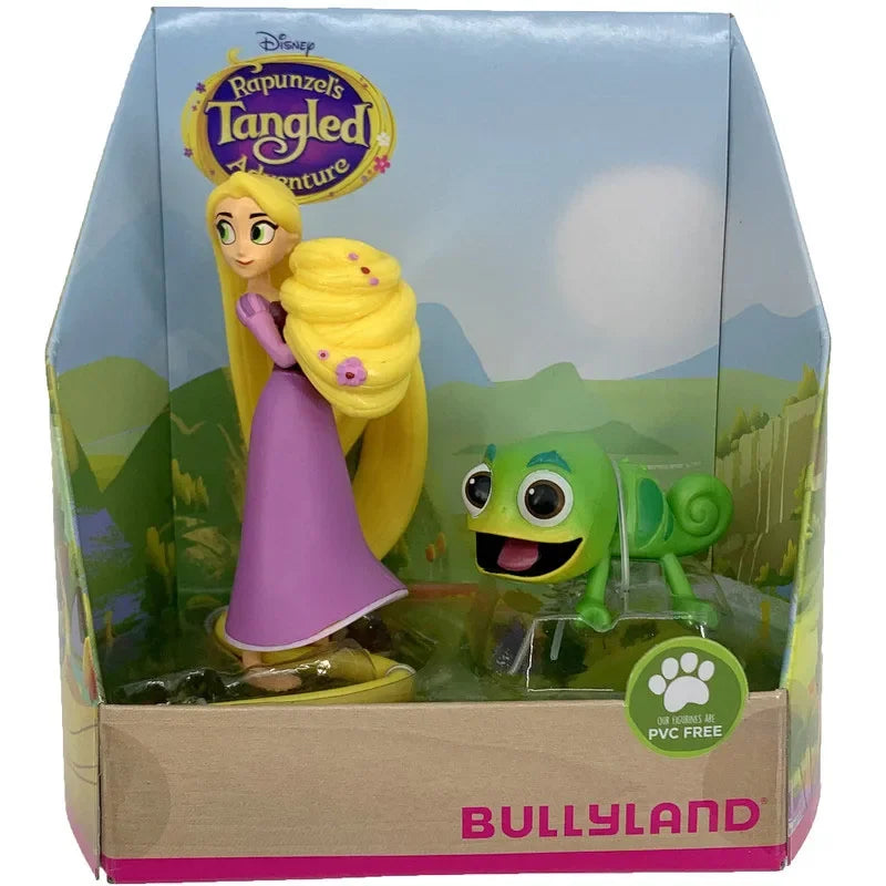 Rapunzel & Chameleon Cartoon Model Toy