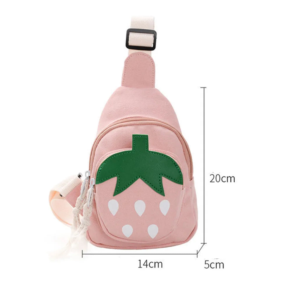 Cute Rabbit Crossbody Bag for Girls | Mini Cartoon Canvas Chest Bag | New Large Capacity Kids Wallet