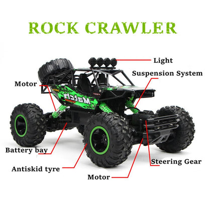 ZWN 1:12/1:16 4WD RC Car with LED Lights & Remote Control