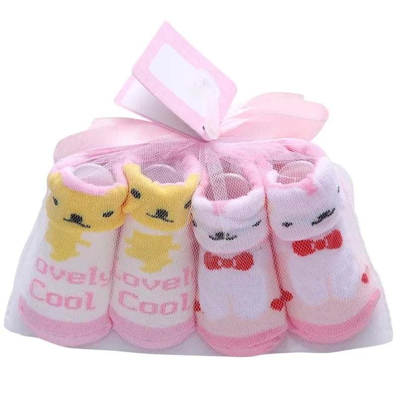 New Solid Color Cotton Sport Socks for Babies