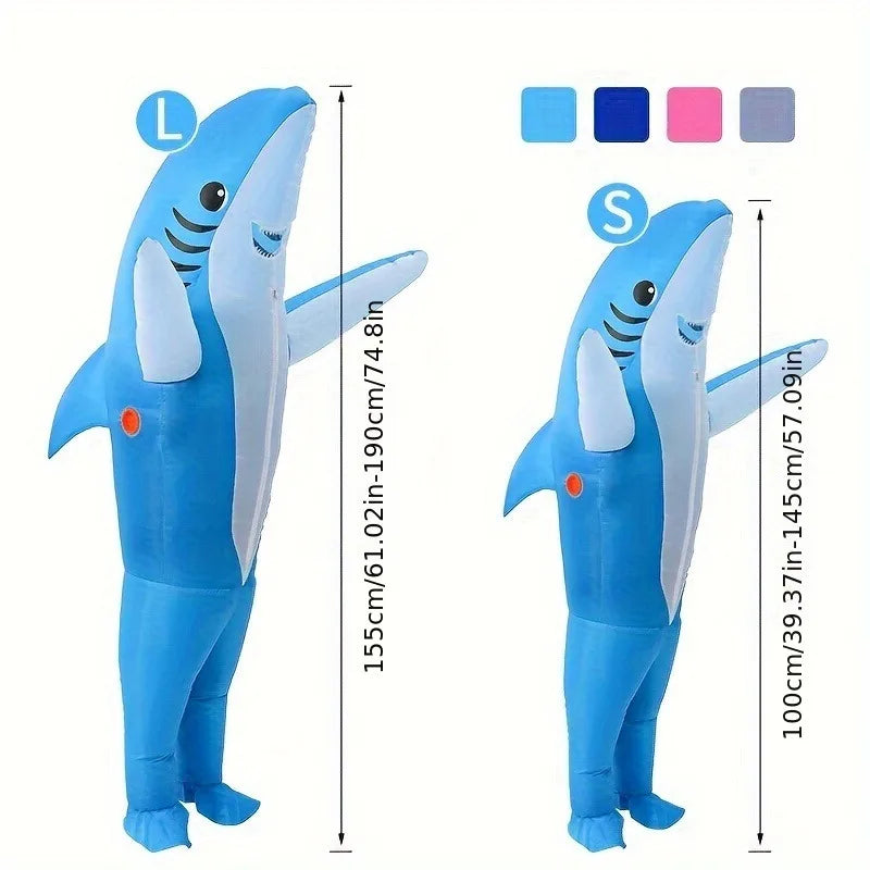 Standing Shark Inflatable Costume - 2 Sizes