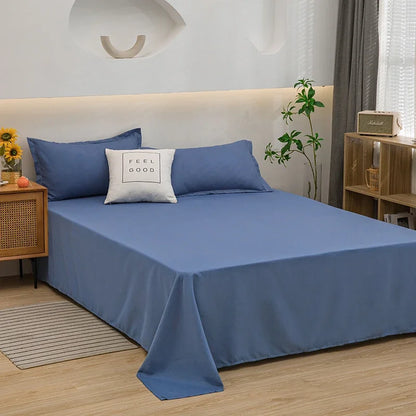 Solid Flat Bed Sheets for All Bedding Needs