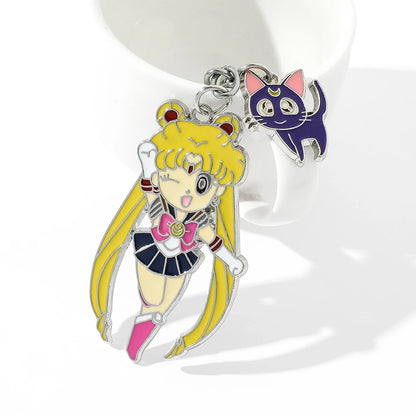 Sailor Moon Metal Keychain for Car & Bag