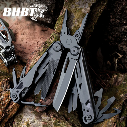 BHBT 15-in-1 EDC Multi-Tool – Tactical Folding Knife &amp; Pliers