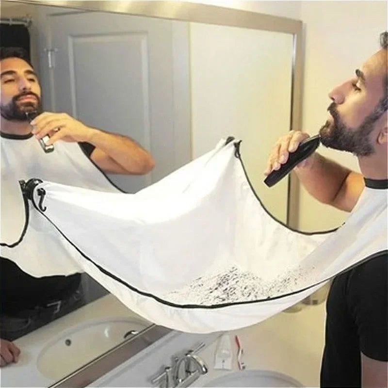 Shaving Apron for Men - Waterproof Face Hair Cleaning Bib