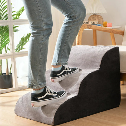 Memory Foam Pet Stairs for Small Dogs & Cats