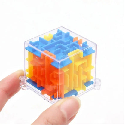 3D Maze Magic Cube | Six-Sided Transparent Puzzle Speed Cube