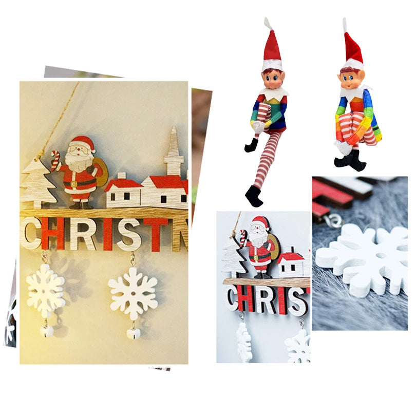 Wooden Christmas Pendants – Door & Wall Xmas Decor