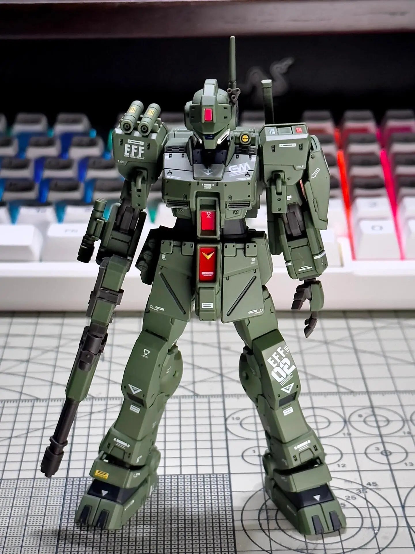 XFS HG 1/144 RGM-79S GM Spartan Model Kit Action Figure