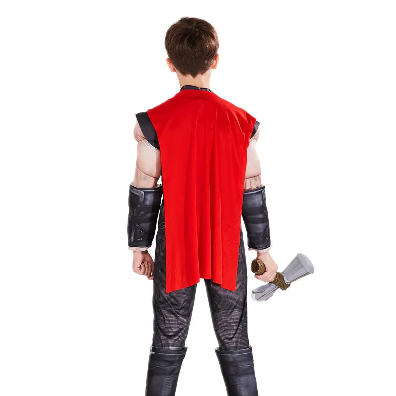 Thor Muscle Costume for Kids | Light-Up Axe