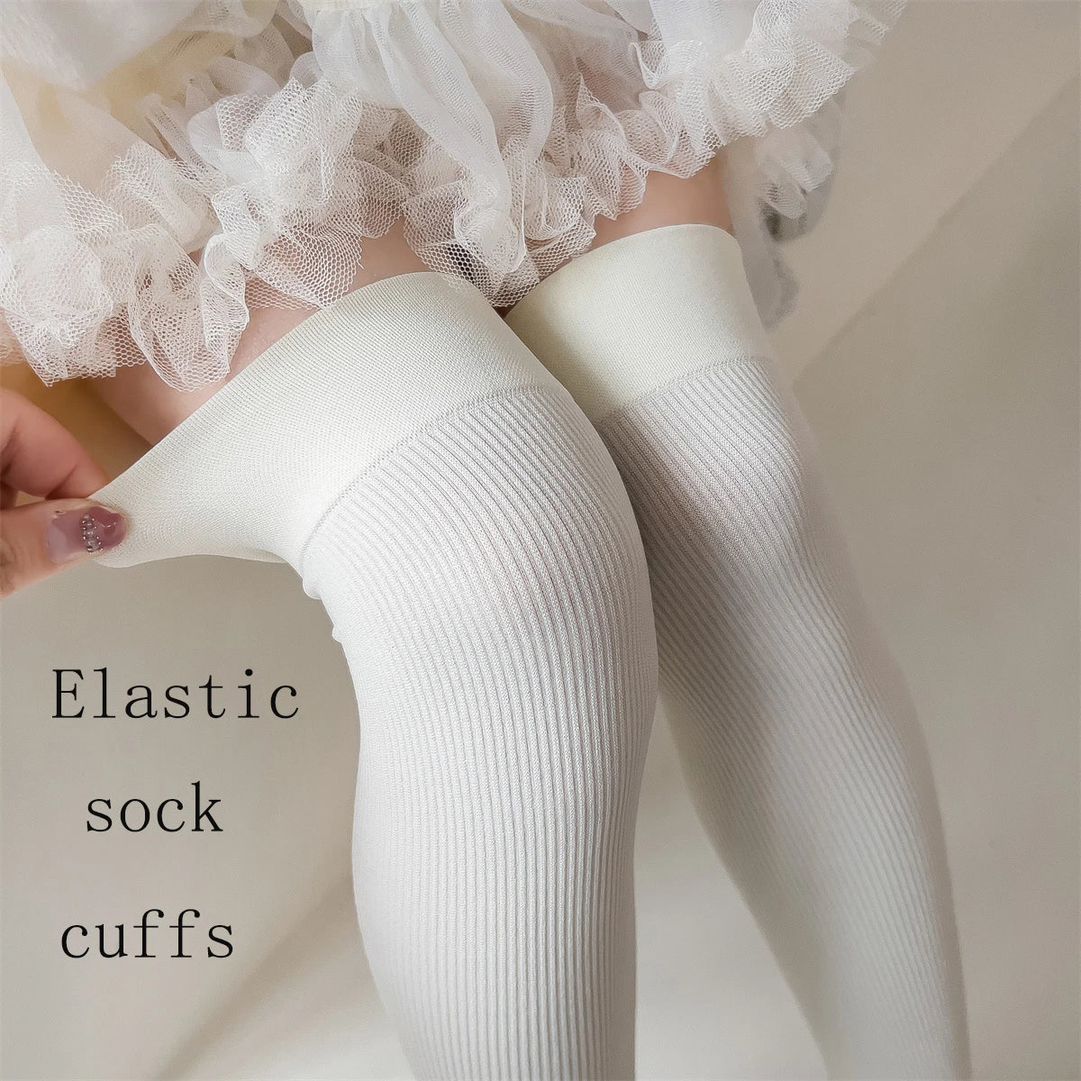 Calf silk stockings for girls