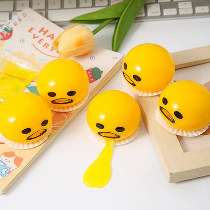 Funny Squeeze Toy – Puking Egg Yolk Stress Ball