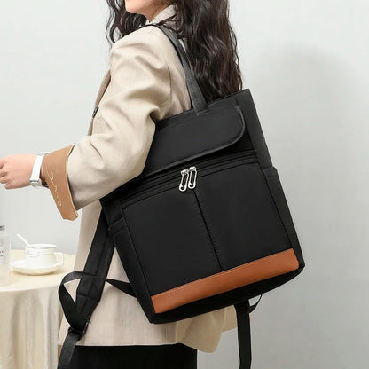 Waterproof Women's Business Backpack - Fashion Oxford Laptop Bag