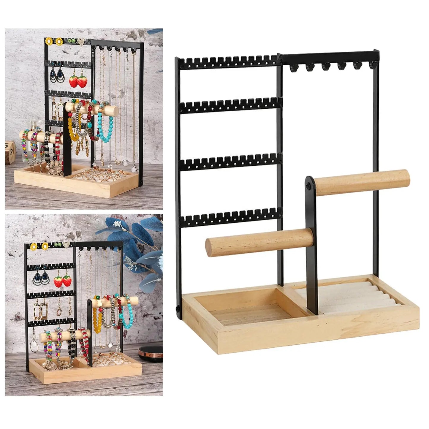 4-Tier Jewelry Display Rack