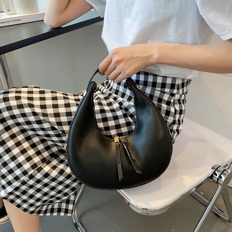 Luxury Solid Underarm Bag for Women