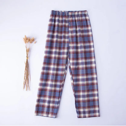 Men’s 100% Cotton Plaid Pajama Pants | Cozy Loungewear