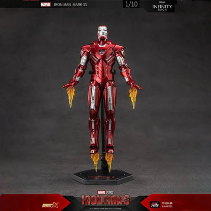 Hot Toys Iron Man Mk33 Mk5 1/10 Action Figure Anime Model