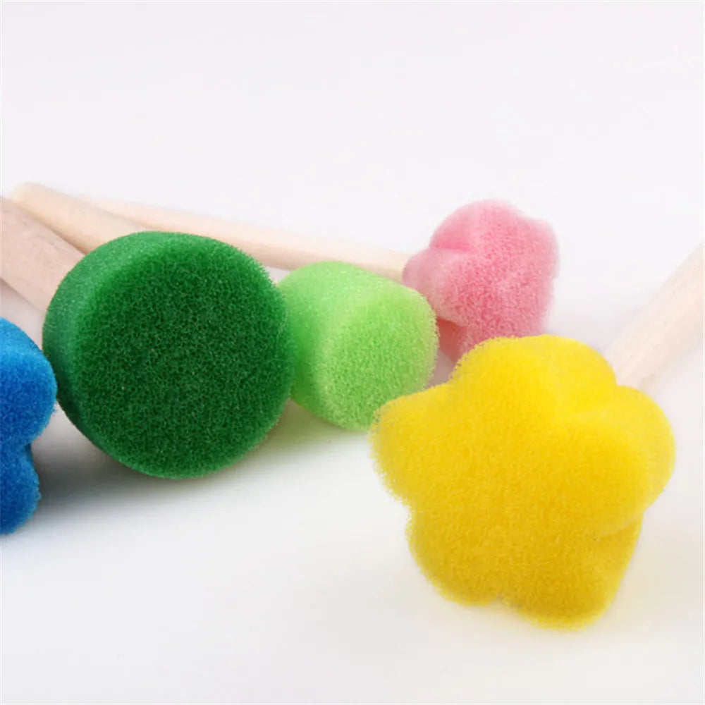 Toddler Sponge Stamp Brush Kit