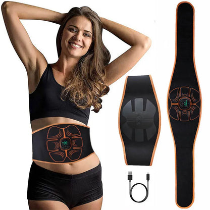 USB Rechargeable Ab Trainer – Vibration Muscle Stimulator