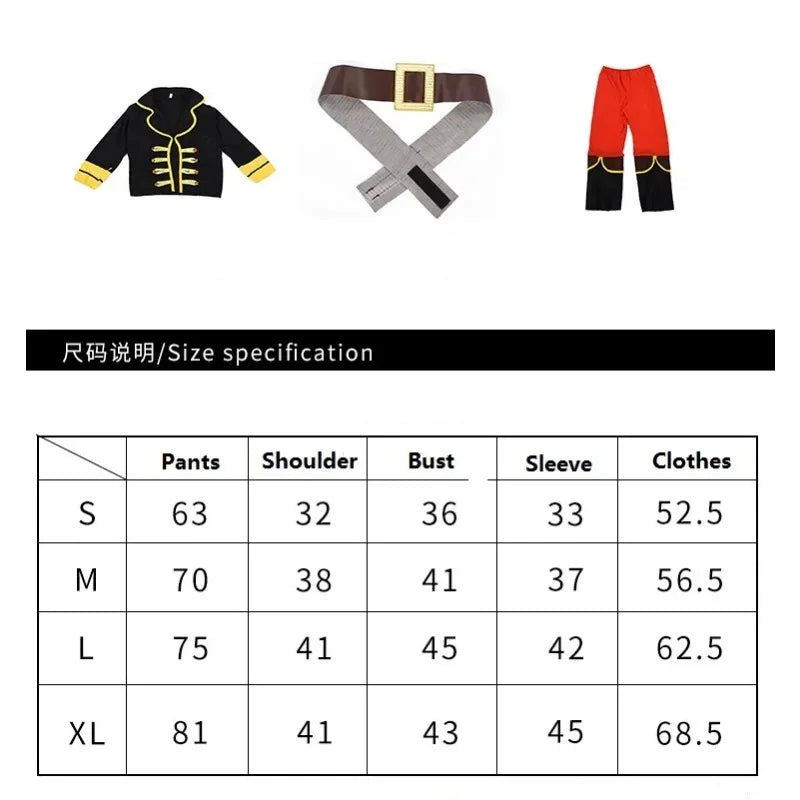 Boy Pirate Cosplay Costume | Kids' Halloween & Birthday Party Outfit