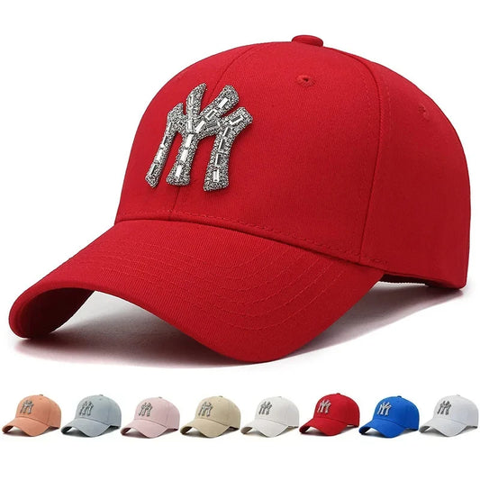 Classic Retro Cotton Baseball Cap – Solid Color Adjustable Snapback for Men & Women