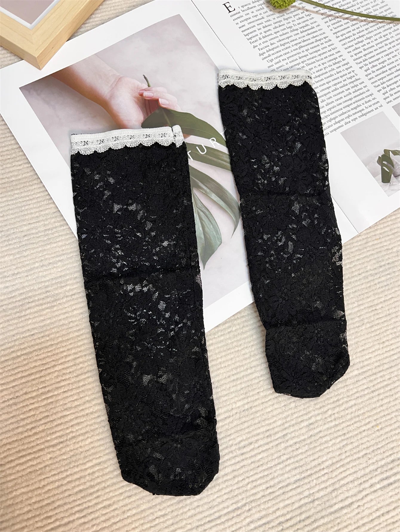 Floral Lace Socks - Retro Chic for Every Occasion