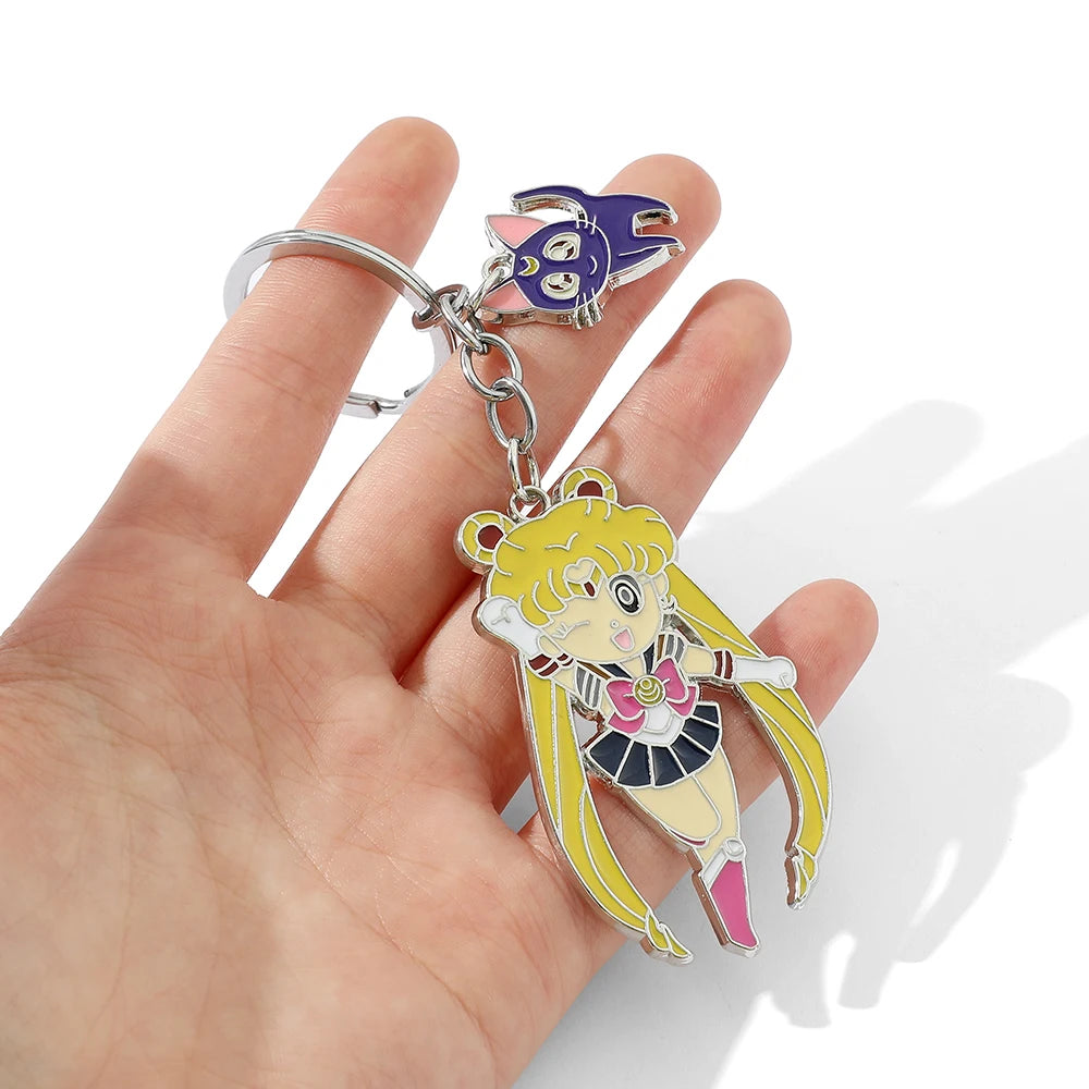 Sailor Moon Metal Keychain for Car & Bag