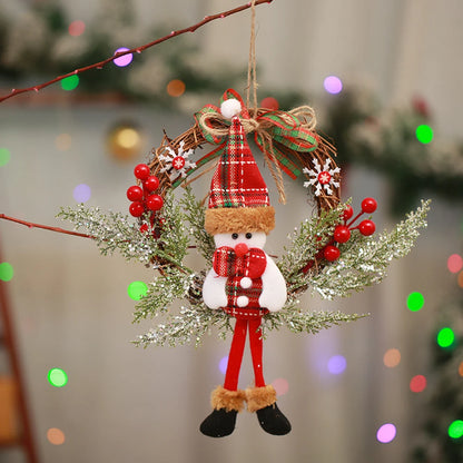 Christmas Wreath with Artificial Dead Branches