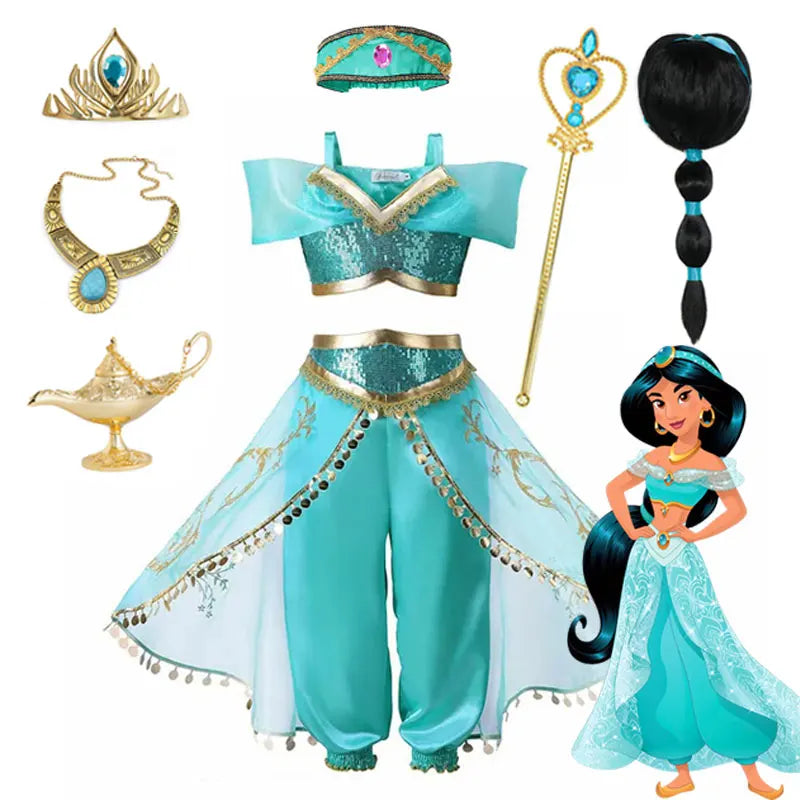 Disney Jasmine Princess Dress Costume