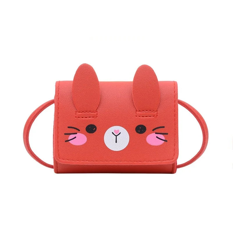 Cute Animal Pattern Shoulder Bag for Girls | Mini Coin Purse & Handbag for Kids