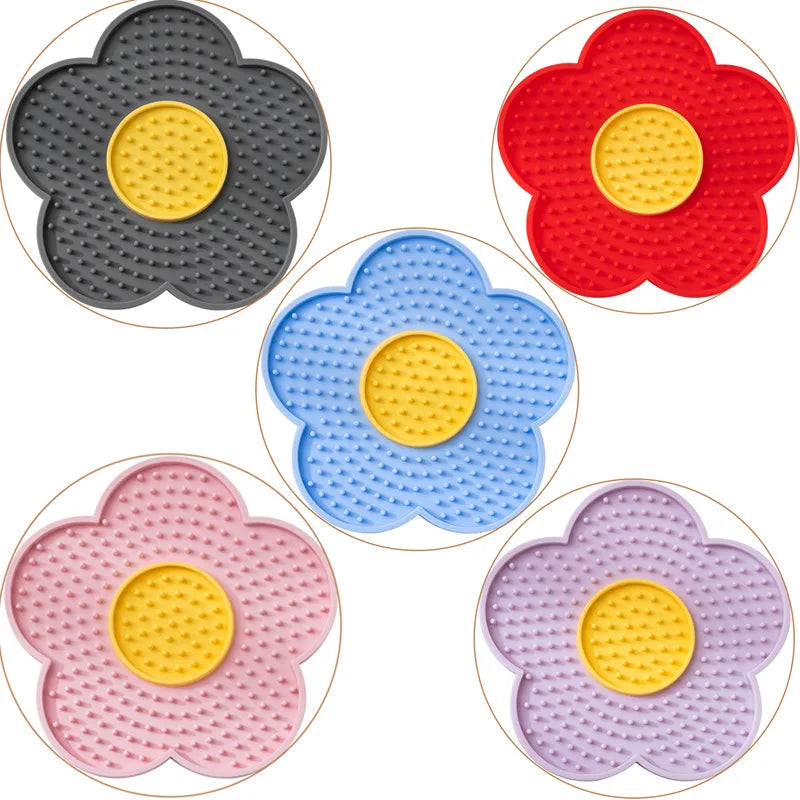 Sunflower Silicone Cat & Dog Licking Pad