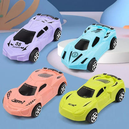 Durable Pull-Back Inertia Racing Cars for Kids