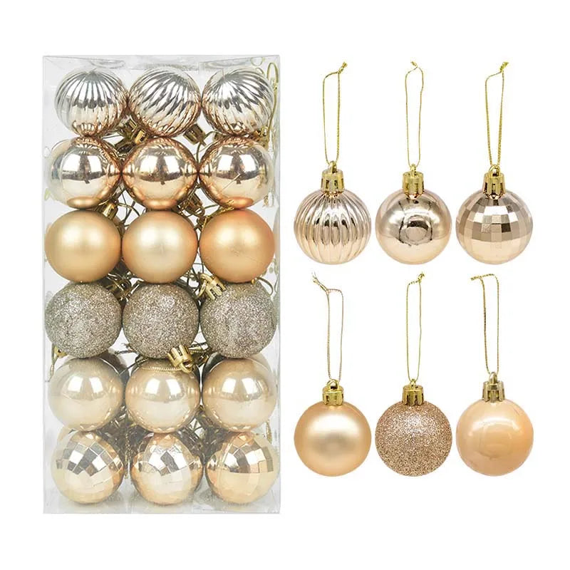 Christmas Balls Ornaments – Festive Hanging Tree Pendants for Home Decor