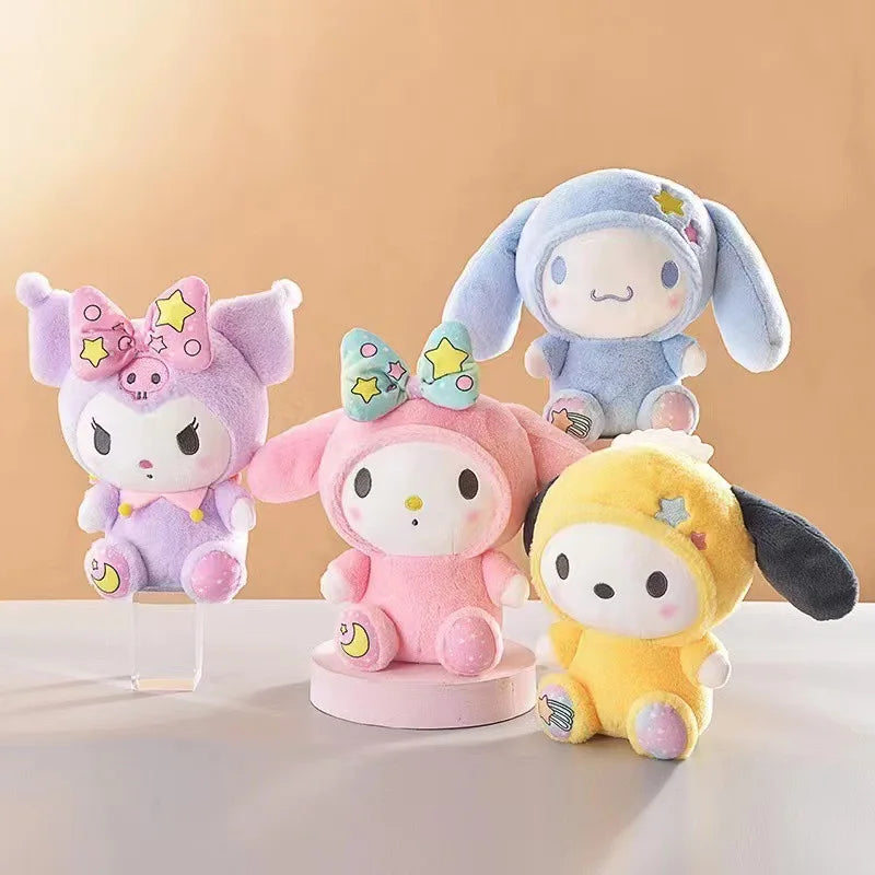 Sanrio 25 cm Plush Toys – Kuromi, My Melody & Cinnamoroll Stuffed Animals