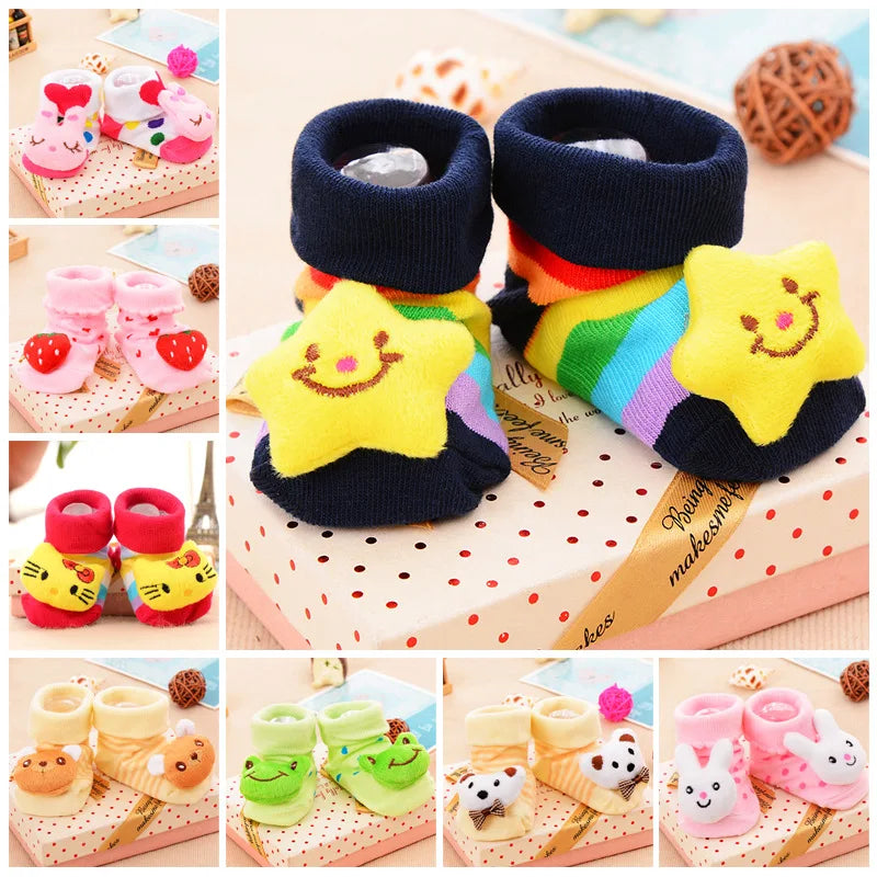 Rubber Anti Slip Animal Infant Socks Series 2