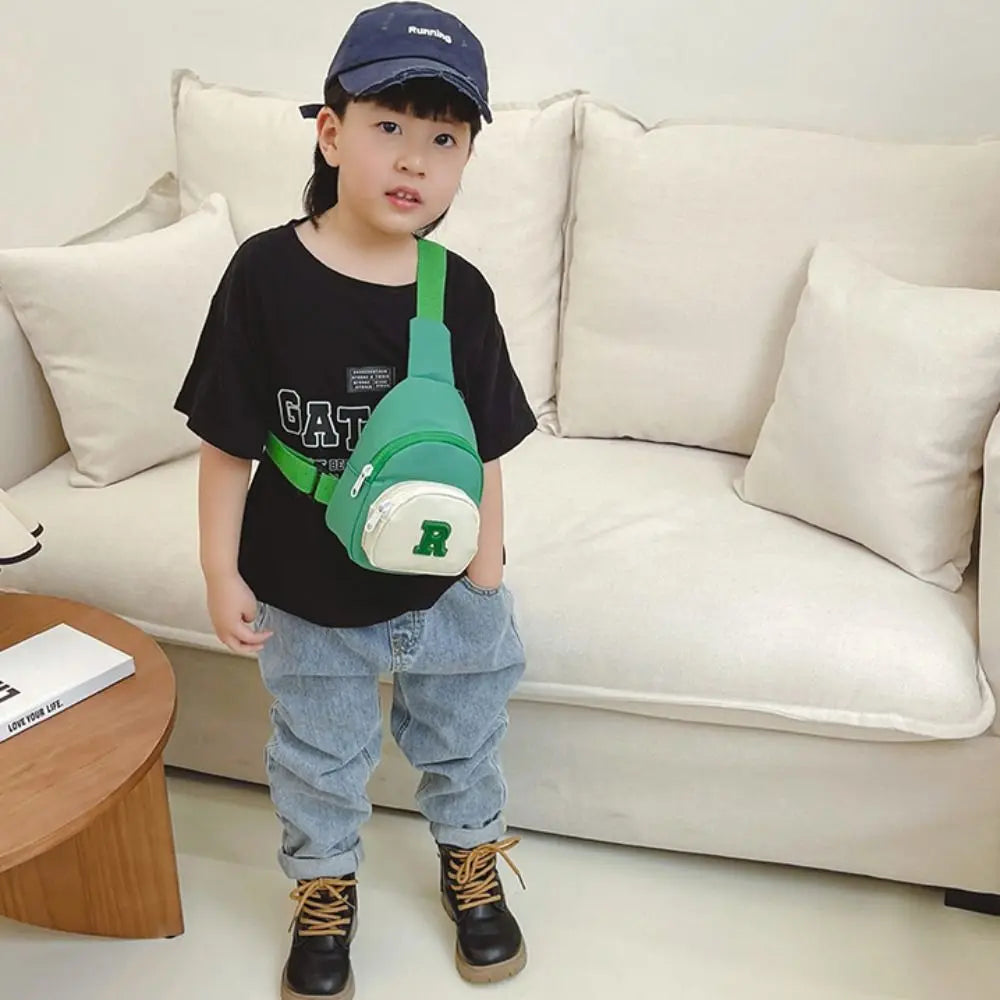 Nylon Children’s Bag | Fashion Zipper Shoulder Bag