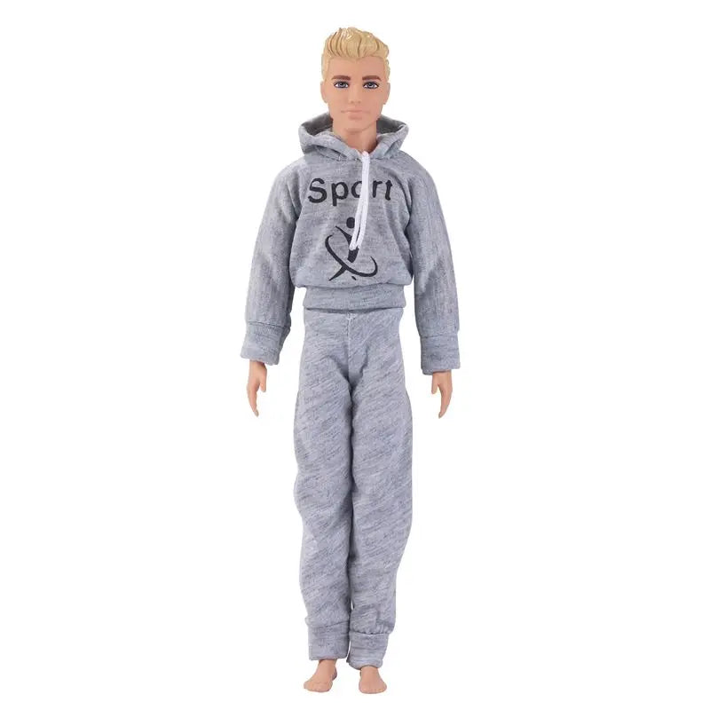 Kawaii 4-Piece Fashion Doll Suit Set – Barbie & Ken Clothes