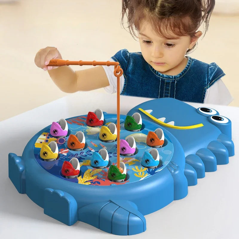 Dinosaur Magnetic Fishing Toy Set - Montessori Educational Game