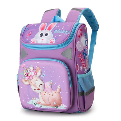 Cute Cartoon Deer Girls School Bags