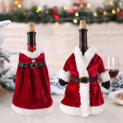 Christmas Wine Bottle Cover - Merry Christmas Home Decoration