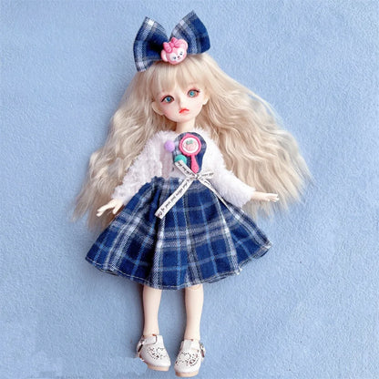 JK Uniform Dress for 30cm 1/6 BJD Doll – DIY Clothing