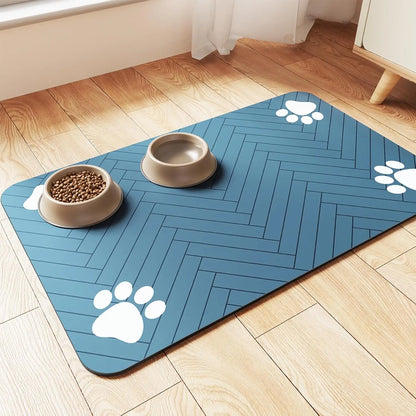 Waterproof Pet Placemat for Dog & Cat Bowls