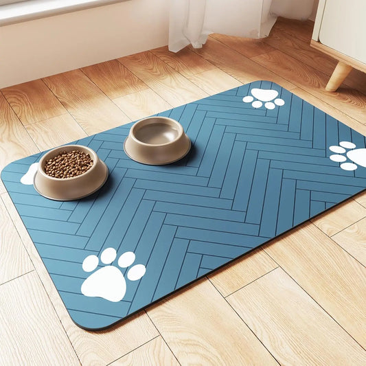 Waterproof Pet Placemat for Dog & Cat Bowls