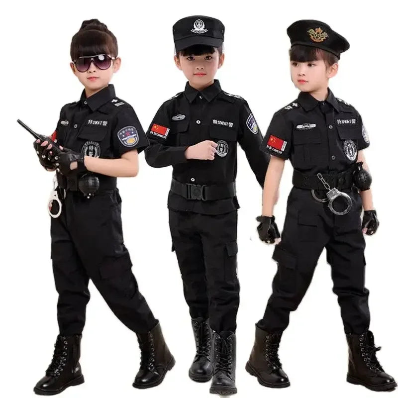 Children's Police Cosplay Costume - Special Policeman Uniform