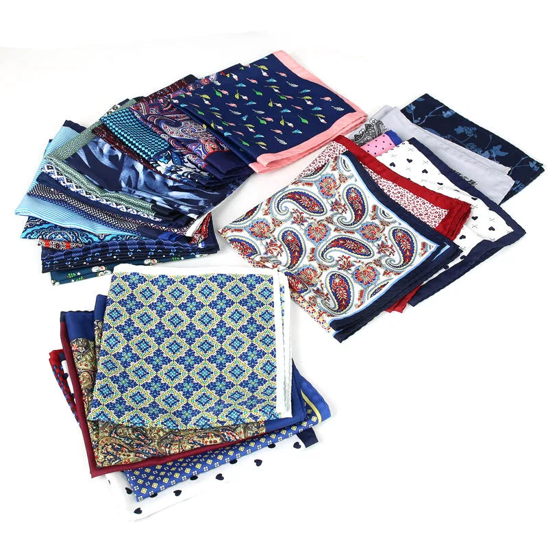 Anchor Polka Dot Paisley Floral Big Handkerchief for Men