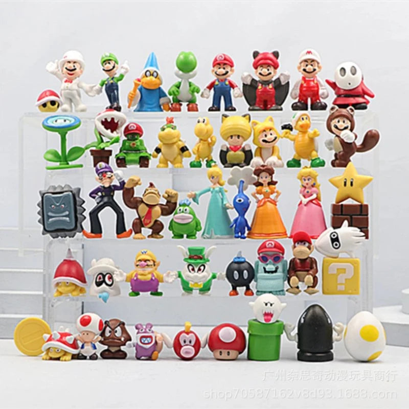 Super Mario Anime Figure Set